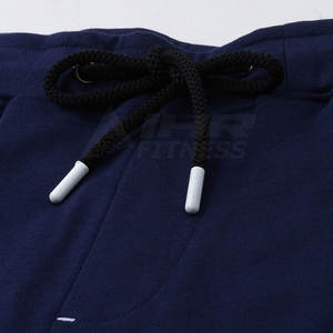 Short de style urbain pour hommes, personnalisé, grande taille, coupe ample, taille élastique, motif solide, en toile, pour usage décontracté, vente en gros - Product Image 4