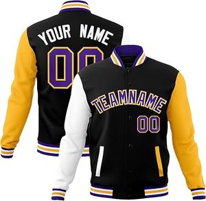 Wholesale Unisex Fashion Baseball Jacket Custom Design Warm <b>Polyester</b> Lining Chenille Embroidery Varsity Jacket - Product Image 2