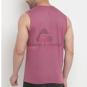 Débardeur décontracté grande taille pour hommes meilleur matériau respirant tricoté style design de logo personnalisé vente à vendre - Product Image 4