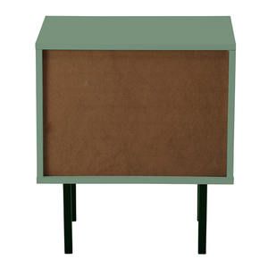 โต๊ะข้างเตียงไม้จริงพับได้สไตล์ญี่ปุ่น งานฝีมืออินเดีย พร้อมตู้เก็บของ - Product Image 6