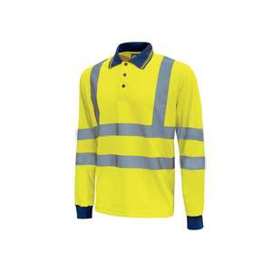 U-POWER Polo manches longues Shine Yellow Fluo-Multi-Pack Workwear - Product Image 1