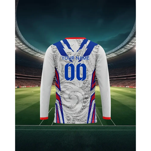 Maillot de football américain haut de gamme, design respirant de type crop top, sublimation, caractéristiques de l'équipe, ensembles de maillots de football personnalisables, style - Product Image 4