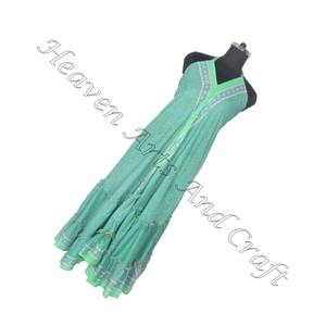 2023 robe saree en soie Vintage indienne pour dames tenue de fête multicolore avec style long dernier style de mode - Product Image 5