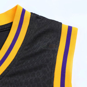 Jersey de baloncesto transpirable de talla grande para hombre de nuevo diseño hecho a medida 100% poliéster al por mayor con tamaños personalizados - Product Image 4