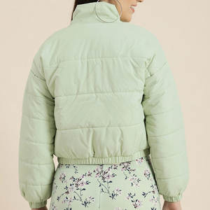 Precio bajo Superventas Crop Top Puffer Jacket Nuevo estilo Street Wear Mujeres Crop Top Puffer Jacket - Product Image 3