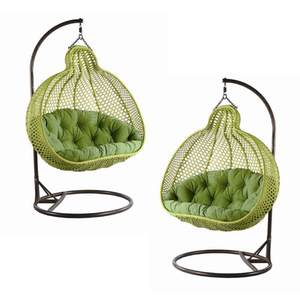 Home <b>Garden</b> <b>Hanging</b> Chairs Rattan <b>Hanging</b> Chairs With Cushion Super Comfortable For Outdoor Patio <b>Garden</b> Furniture - Product Image 6