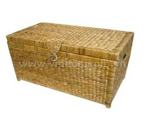 Cestas de Jacinto de Agua Tejidas a Mano a Precio Económico, con Asa Cómoda, Estilo Vintage, Multifuncionales para Dormitorio, Sala de Estar y Baño - Product Image 2