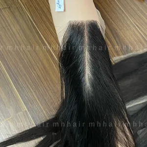 HD Lace Closure 2x6 Silky Straight Middle Part Lace Closure Raw Virgin Human Hair in Vietnam