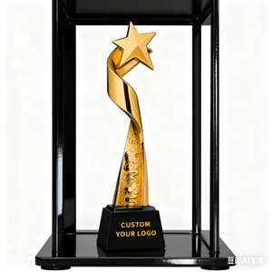 Trophée étoile de cristal élégant Danse Métal Lettrage Résine UV Imprimé <span class=keywords><strong>Plaque</strong></span> Prix Sport Acrylique Matériel Trophées Médailles et Plaques - Product Image 3