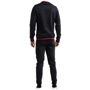 Pull-over à logo personnalisé pantalon de survêtement unisexe vierge et ensemble de survêtements à capuche jogging uni survêtements en éponge française pour hommes - Product Image 2