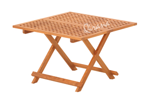 โต๊ะปิกนิกพับได้สี่เหลี่ยมไม้สักทนทานเฟอร์นิเจอร์กลางแจ้งพรีเมี่ยมสไตล์ร่วมสมัยเหมาะสำหรับการตั้งแคมป์และตกแต่งสวน - Product Image 4