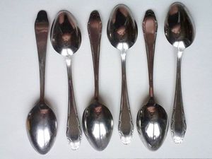 Ensemble de couverts en métal, ustensiles de cuisine, ensemble de cuillères, argenterie, ensemble de couverts en acier inoxydable, fournitures pour la maison et l'hôtel, élégant pour un mariage - Product Image 6