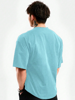 T-shirt Designer Bapees Version Haute pour Homme, en Tissu Tricoté 100% Coton Uni, Décontracté, Respirant, Anti-boulochage, Manches Courtes