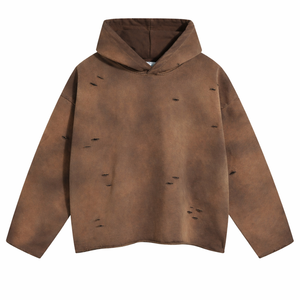 Sudadera con Capucha Extra Grande para Hombre, Estilo Urbano, Tejido Grueso, OEM, Sudadera con Capucha de Forro Polar para Hombre, Cálida, Transpirable, al por Mayor - Product Image 4