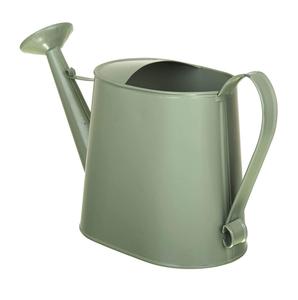 Regadera de metal funcional diseñada para facilitar su manejo, que proporciona una salida de agua constante para jardinería en interiores y exteriores. - Product Image 3