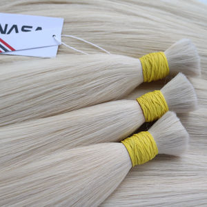 Vente chaude en vrac cheveux blonds couleur cuticule aligné cheveux génie trame extensions de cheveux vietnamiens - Product Image 1