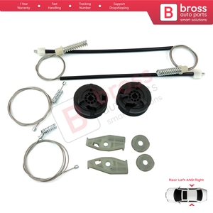 Kit de Reparación de Elevalunas Trasero Izquierdo y Derecho BWR912+BWR913 para 206 CC 2D T16 2000-2008 Coupé Cabrio de 2 Puertas 922457 922458 - Product Image 3