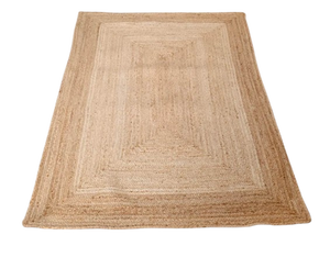 Alfombra Rectangular de yute Natural para interiores, pequeña alfombra de entrada, alfombras orientales lavables, felpudo antideslizante, alfombras de yute de cáñamo de yute de imitación - Product Image 4