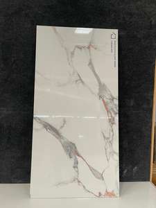 กระเบื้องพอร์ซเลนพื้นเซรามิกสีขาวเคลือบเงาขนาด600x1200คลาสสิกที่ทันสมัย - Product Image 6