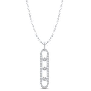 REYES superventas joyería nupcial de lujo para mujer nuevo estilo 14K 18K 22K oro rosa Moissanite encanto colgantes para mujer - Product Image 4