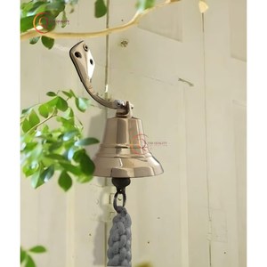 Adorable Trendy Handcrafted Metal Door Bells For Home Garden Decoration Finest Quality Vintage Style For Christmas <b>Ornaments</b> - Product Image 1