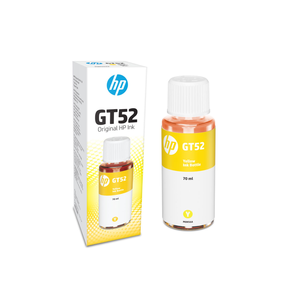 Botella de Tinta Original HP GT52 Amarilla de 70 ml (M0H56AA) para Impresora HP GT52 a Color - Product Image 1