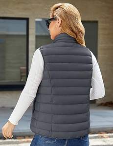 Venta Directa de Fábrica, Chaleco Acolchado con Cierre y Cuello en V, Personalizable, Transpirable, de Alta Calidad, para Hombre, Invierno, Casual - Product Image 5