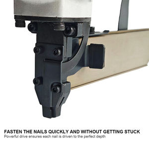 <span class=keywords><strong>Agrafeuse</strong></span> pneumatique WISDOM N851, robuste, pour armoires, <span class=keywords><strong>agrafeuse</strong></span> à couronne moyenne pour le bois, cloueuse pneumatique, clous de 25 à 51 mm, 16Ga OEM - Product Image 2