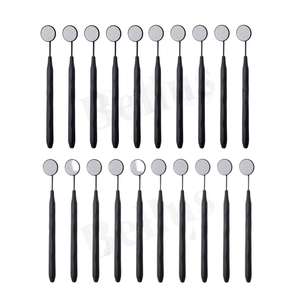 Belle poignée miroirs dentaires Logo personnalisé couleur acier inoxydable matériel utilisation de cils outil de miroir d'extraction de dents - Product Image 1