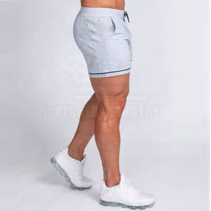 Fabriqué en usine Conception personnalisée de votre propre logo Hommes Gym Shorts Confortable Fitness Wear Gym Shorts - Product Image 2