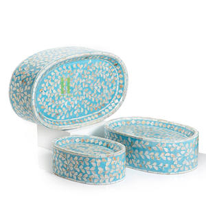 HOT SELLER High Quality Mother Of Pearl Inlay Cake Stand Decorative Round MOP Tray For Ramanda Holiday <b>Resin</b> <b>Epoxy</b> Mold - Product Image 5