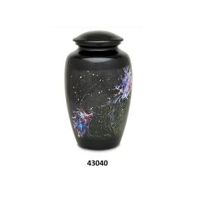 Beautiful Butterfly Large Aluminium Cremation Adult Urn For Human Ashes Decorative Full Size Funeral Urn With Free <b>Velvet</b> <b>Bag</b> - Product Image 5
