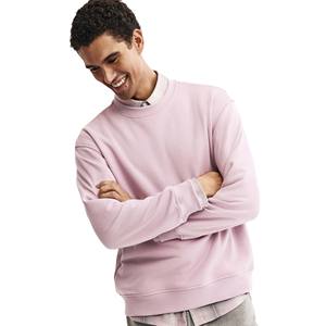 เสื้อสเวตเชิ้ตแขนยาวผ้าฝ้ายฟลีซคุณภาพสูงทรงโอเวอร์ไซส์ คอกลม แฟชั่นลำลองสำหรับผู้ชาย - Product Image 2