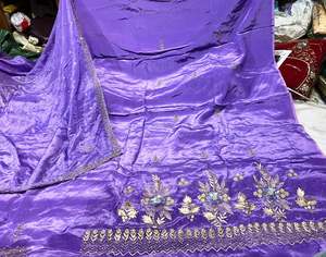 Trajes de seda Premium bordados a mano sin costuras de diseñador moderno para mujer moda india-estilo tradicional avanzado para fiestas - Product Image 1