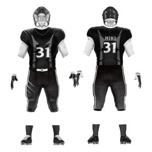 โพลีเอสเตอร์ออกแบบที่ดีที่สุดร้อนขายโลโก้ที่กำหนดเอง2023กีฬากลางแจ้งสบายอเมริกันฟุตบอลเครื่องแบบ - Product Image 4