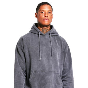 Sweat à capuche délavé personnalisable avec un design créatif audacieux, style urbain et contemporain élégant pour l'hiver – Meilleure offre OEM - Product Image 4