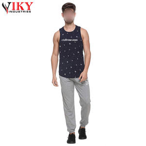 Gym Wear Tank Top Custom logo Sublimation Best Supplier Fitness Wear Good Selling Bodybuilding Gym Workout Wear Tank Top for Men - Product Image 5