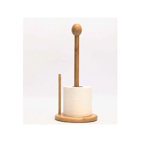 Rollo de madera, toallero de papel, papel higiénico para baño, soporte para artículos decorativos de mesa - Product Image 5