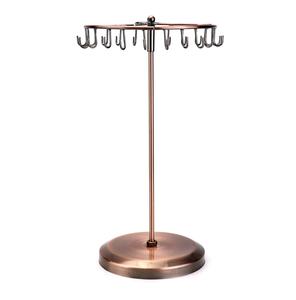 Porte-bijoux, boîte à bibelots, design de tête de renne en métal ton laiton de luxe, plateau à bagues de table avec présentoir pour collier et bracelet - Product Image 4