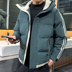 2025 dernière conception veste bouffante pour hommes de haute qualité pour l'hiver col montant avant Logo OEM Services offerts traitement enduit - Product Image 2