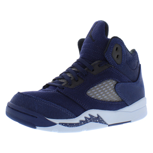 Zapatos Nike Jordan 5 Retro SE PS para niños Color: Azul medianoche/Negro 100% auténticos - Product Image 1