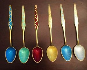 Cuillère de mariage en acier inoxydable à poignée en forme de coeur poli nickel d'Inde idéale pour les hôtels et les restaurants de cuisine - Product Image 6