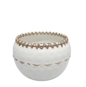 Jardinière ronde en fer et en plastique Jardinière de jardin de couleur verte et naturelle pour la décoration intérieure et de table - Product Image 2