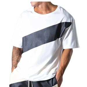 Camisetas Casuales de Gran Tamaño para Hombre, 100% Algodón, Alta Calidad, Transpirables, Ecológicas, Moda de Verano - Product Image 1