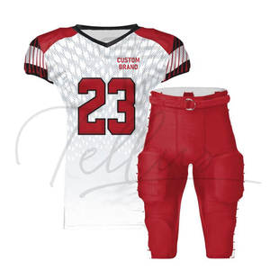 Uniforme de football américain avec nom et numéro d'équipe imprimés, manches courtes, grande taille, plusieurs couleurs - Product Image 4