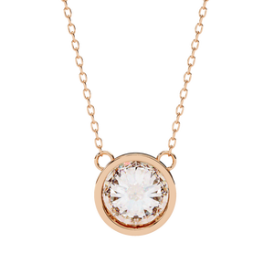 Pendentif en or 18 carats avec un magnifique diamant cultivé en laboratoire, pendentifs et breloques de diamants de qualité supérieure - Product Image 3