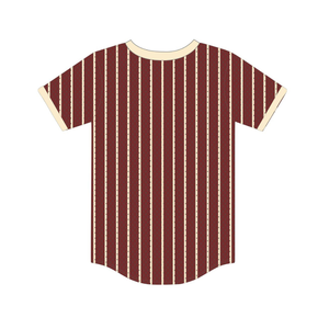 Maglia da Baseball Kappa Alpha Psi con Ricamo in Ciniglia Cremisi Stile Old English K, T-Shirt a Rete per Fraternità Greca Nupe 1911 - Product Image 4