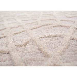 Tapis en laine et viscose tufté à la main Mythos Ivory, 4m, design patchwork rectangulaire pour salon et chambre, épaisseur 10mm - Product Image 3