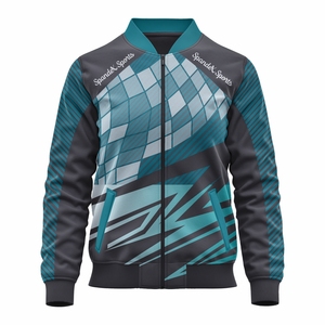 เสื้อแจ็คเก็ตวาร์ซิตี้ผู้ชายผ้าไหมหนานุ่มคุณภาพสูง คอตั้ง ซิปปิด กันลม เป็นมิตรกับสิ่งแวดล้อม พรีเมียม สวมใส่สบายในฤดูหนาว - Product Image 1