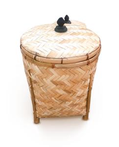 Hot New Design Bambou Panier De Rangement Rectangle Tissé Panier Prix De Gros Cuisine Espace Organisateur - Product Image 6